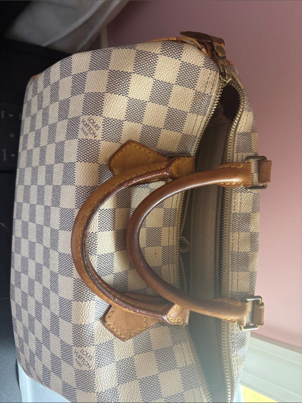 Preloved LV speedy azur size 30 - Picture 5 of 7